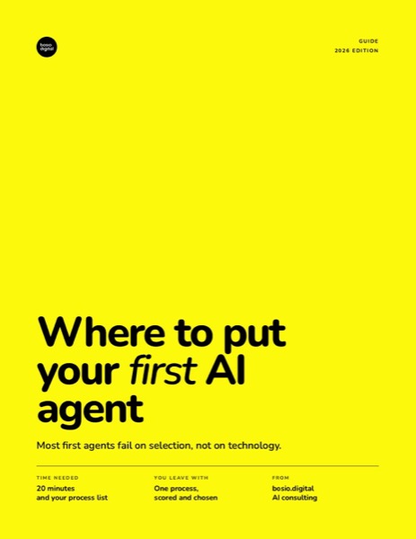 Where to Put Your First AI Agent, cover